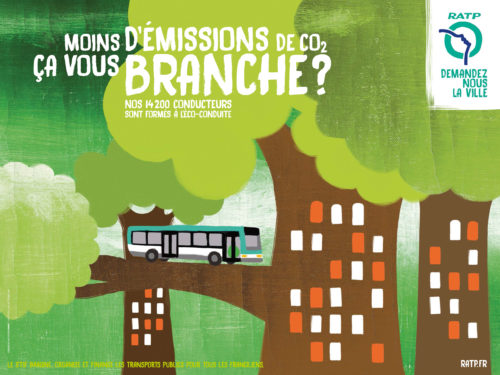 Campagne RATP - annonce 2 COP21
