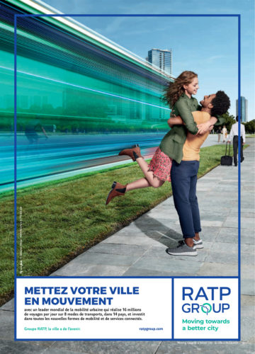 Campagne presse RATP GROUP MOUVEMENT