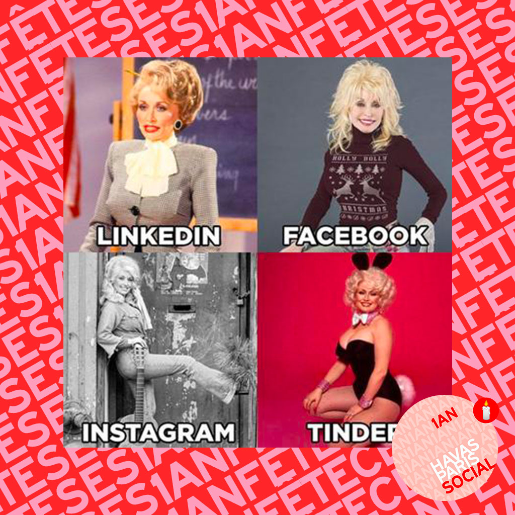 Quel est le point commun entre Dolly Parton et le rapport Global Social Media Account Ownership ?