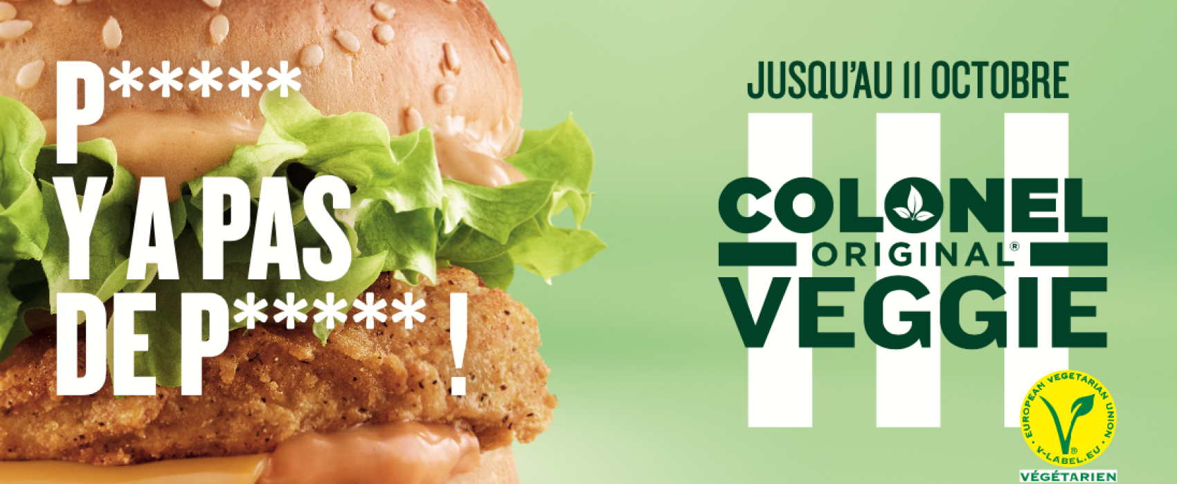 KFC censure le poulet en lançant son premier burger veggie