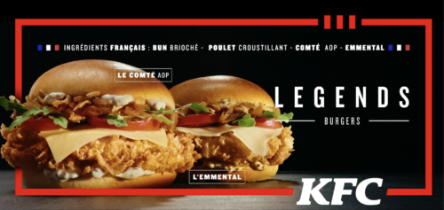 CASTING 5 ÉTOILES POUR LES NOUVEAUX BURGERS LEGENDS DE KFC.