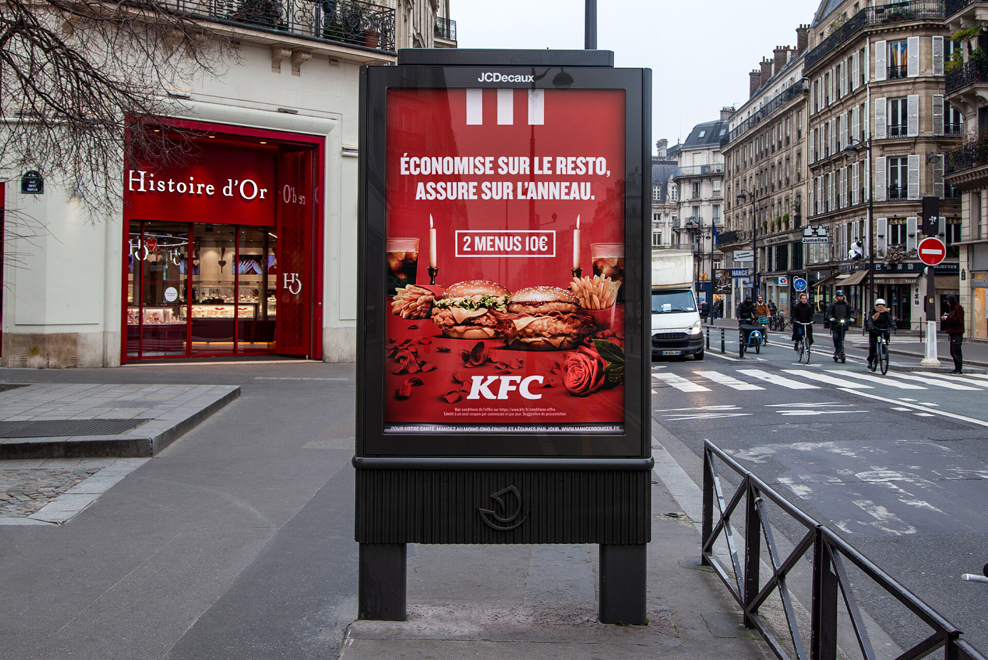 À LA ST VALENTIN AVEC KFC, ECONOMISE SUR LE RESTO, ASSURE SUR LE CADEAU   