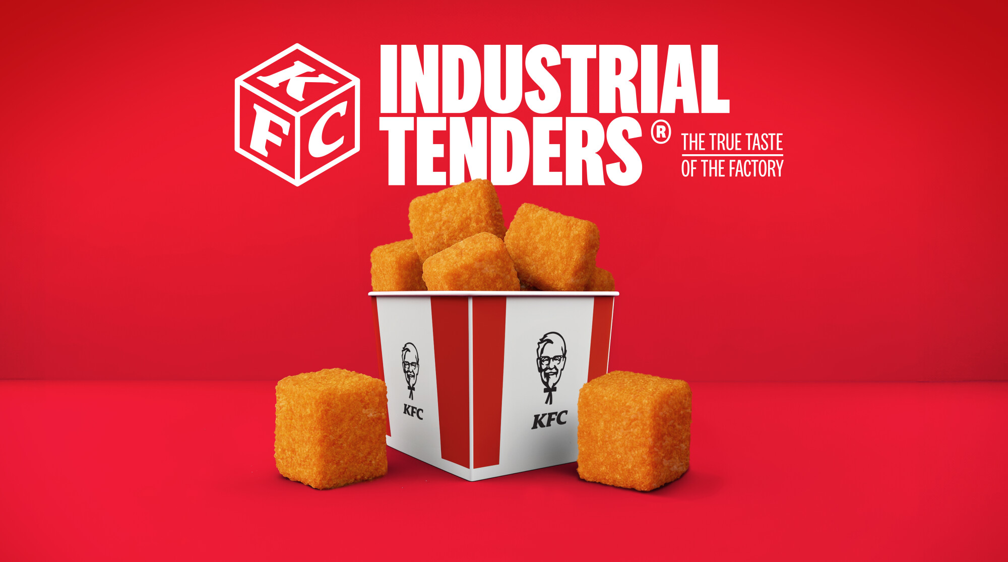 <strong>In France, everyone thinks KFC tenders are industrial.</strong> <br /><strong>So, to prove them wrong, KFC France created The Industrial Tenders with Havas Paris.</strong> 